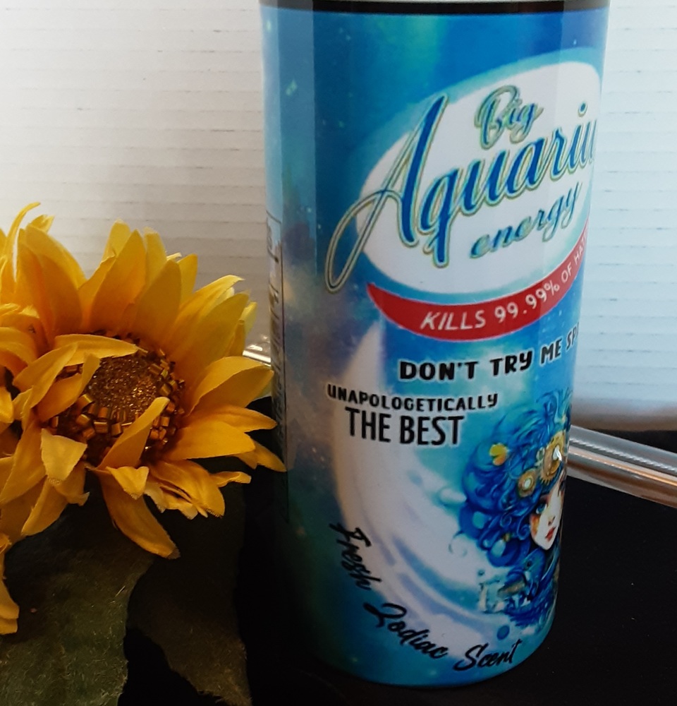 Aquarius Energy 20 oz Tumbler That Looks Like A Spray Can - Picture 3 of 3